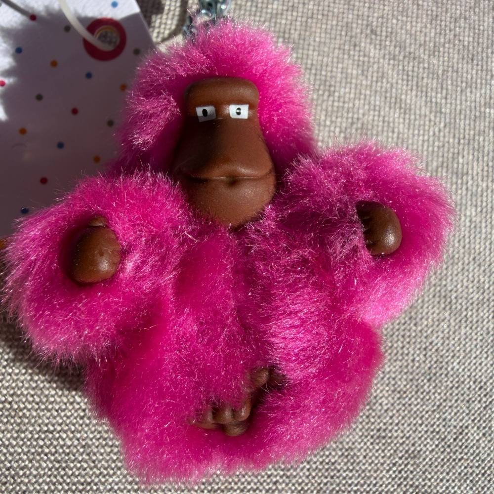 KIPLING AC2397 Fabian 485 Very Berry Small Bag Pouch Pencil case Hot pink NWT